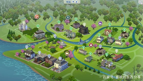 模拟人生4地图怎么看[图2]