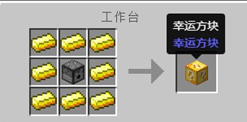 我的世界手机版幸运方块怎么做[图1]